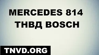 Mercedes 814 ТНВД BOSCH