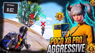 POCO X6 PRO 5G BGMI TEST SMOOTH + 90 FPS AGGRESSIVE CLUTCHES 3.1 UPDATE BGMI ⚡