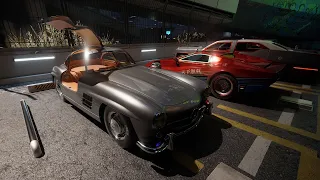 Cyberpunk 2077 // Mercedes 300 SL POV driving Path Tracing