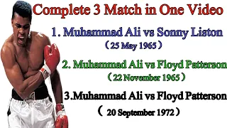 Muhammad Ali vs Sonny Liston | Muhammad Ali vs Floyd Patterson | Muhammad Ali vs Floyd Patterson1972