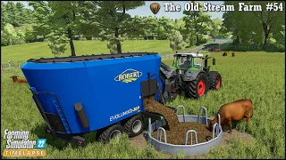 Finishing Grass Silage Contracts. Taking Care of Cows🔹#TheOldStreamFarm Ep.54🔹#FarmingSimulator22🔹4K