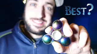 Best Fidget Spinner 5-7 Minutes Of Spin Time Rainbow Spinner Review