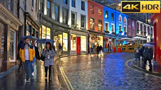 🏰Edinburgh Old Town Walk after Rain ☔August 2021- Edinburgh Walking Tour [4K HDR]