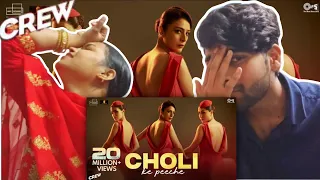 choli ke peeche song reaction l crew - Kareena Kapoor khan, tabu, kriti@diljitdosanjh, alka yagnik