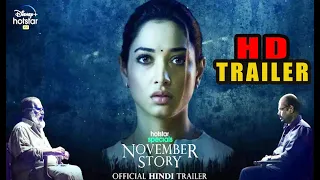 November Story  //  Official Hindi Trailer  //  Hotstar special // Tamannaah, Pasupathy, GM Kumar .