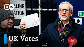 UK election race tightens as voting begins | DW News