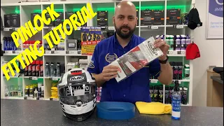 How to fit a Pinlock Insert to your motorcycle helmet