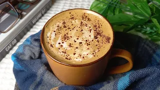 HOMEMADE CAPPUCCINO RECIPE || Frothy Coffee Without Coffee Maker || Make And Store Frothy Coffee #4k
