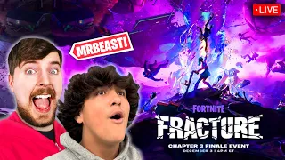 Me and MrBeast Played *FRACTURED* Fortnites Chapter 4 Live Event...