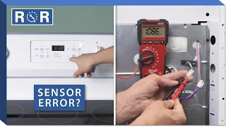 Oven Temperature Sensor Error - Troubleshooting | Repair & Replace