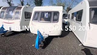 Sterling Europa 550 2009 caravan