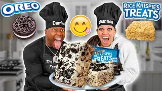 HOW TO COOK OREO RICE KRISPY TREATS  | COOKING WITH THE PRINCE FAMILY