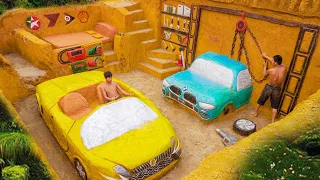 How To Build Modern Underground King Room With Modern Underground Car Garage - Full Video