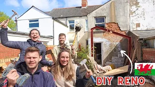 RENOVATING A TERRACED HOUSE IN WALES