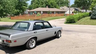 1971 Mercedes 300 SEL 6.3 AMG - Pulling out, accelerating away