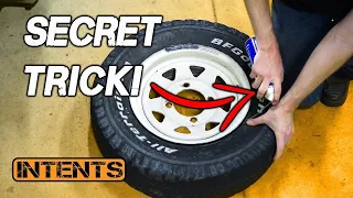 How to manually remove a tire from rim