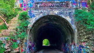 Exploring the HAUNTED Moonville Tunnel in Ohio