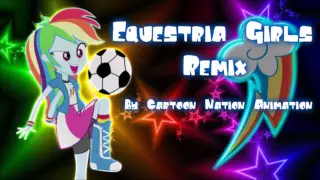 “Equestria Girls“ Helping Twilight Win the Crown (Cafeteria Song) - Official Electro House Remix