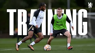 TRAINING ahead of Arsenal | Shooting practice & gym focus with Sterling, Broja & more! | Chelsea FC