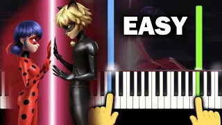 Miraculous Ladybug - The Wall Between Us - EASY Piano tutorial