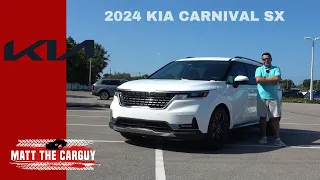 Is the 2024 Kia Carnival SX the best minivan to buy? Review and drive.