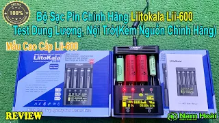 LIITOKALA LII-600 Bộ Sạc Pin Thông Minh Thế Hệ Cao Nhất Sạc Pin 18650 26650...AA AAA | Nam Hoài Shop