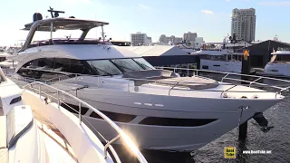 2022 Princess Y78 Luxury Yacht - Walkaround Tour - 2021 Fort Lauderdale Boat Show