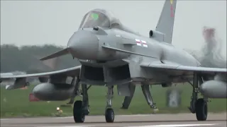 Part 2, The mass returnees of 22x Typhoons Cobra and Warlord f;ights at RAF Coningsby, 6th May 2023.