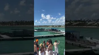 Punta Cana Party Boat Tour - Passing Dolphin Island with Coastline Catamarans