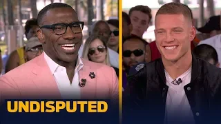Christian McCaffrey gets nostalgic with Shannon, talks Panthers | UNDISPUTED | LIVE FROM MIAMI