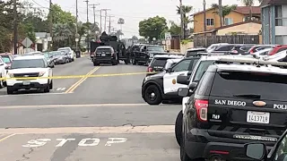 Armed man suspected of domestic violence in SWAT standoff in Clairemont