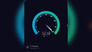 Samsung Galaxy S10 5G T-Mobile Speed Test Los Angeles