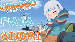 gawr gura sings Yuru Camp ED - Fuyu Biyori