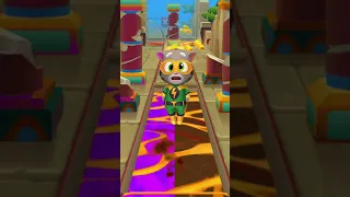 TALKING TOM GOLD RUN - ALL SUPER CHARACTERS FUSION BLUEBERRY & MUD...Eww DOWN FUNNY SLOW-MO MOMENTS