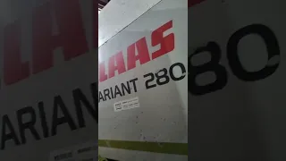 Рулонный пресс-подборщик Claas Variant 280 экспресс-обзор от Антона Шкондина