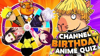 1 YEAR OF THE CHANNEL 🥳🎂 ANIME RANDOM QUIZ 🍥🎉 Ultimate challenge 🎁