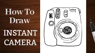 Fujifilm Instant CAMERA Mini Series 9 - How To Draw | EASY !