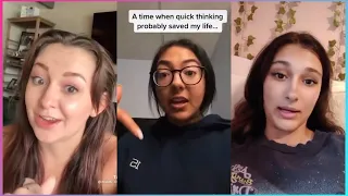 Tell Me About A Time Where Your Quick Thinking Probably Saved Your Life | Part 2 | TikTok