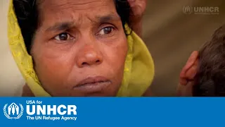 Rohingya Refugee Emergency — Jamila and her family