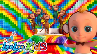 Five Little Monkeys and ChooChooWah Rhymes: Kids Songs and Nursery Rhyme Mix Compilation