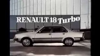 Renault 18 turbo 80's Advert FRA