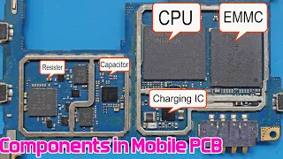 How to identify Mobile Phone PCB SMD components like Capacitor Resister Coil Diode IC EMMC and CPU