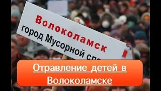 Отравление детей в Волоколамске. Митинг и акции протеста против свалки в Ядрово