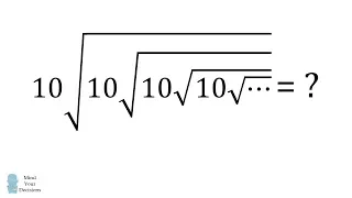 Can You Solve This? Infinite Radicals