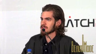 'Spiderman' Andrew Garfield on working with Martin Scorsese  20150504 'Silence' Press Conference