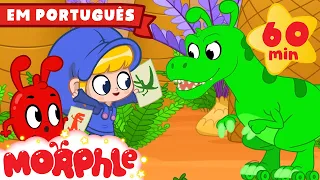 Orphle em Português | Orphle e os dinossauros | 1 HORA de Morphle em Português | Desenhos Animados