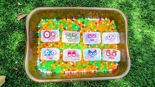 Looking Numberblocks with CLAY in Eggs, Seashell, Candy,    Coloring! Satisfying ASMR Videos