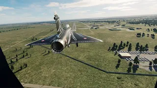 4k VR DCS French Mirage 2000C First Flight Touch and Goes and Breaking the Sound Barrier Mach 1.4