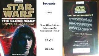 Alle Star Wars Bücher (eigene mit Rückseite) - Part 1 - Anfang bis Episode 4