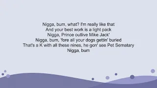 Kendrick Lamar, Future - Like That (Lyrics)